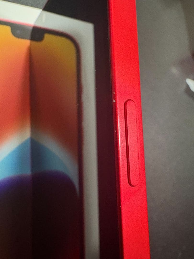 Apple iPhone14 256GB レッド ピン付き