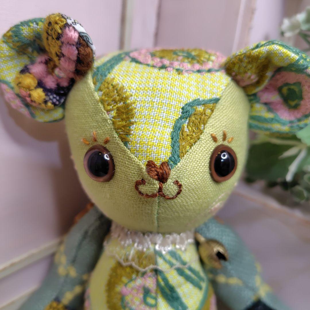 ミナペルホネン＊ハンドメイド＊ぬいぐるみ＊テディベア＊76