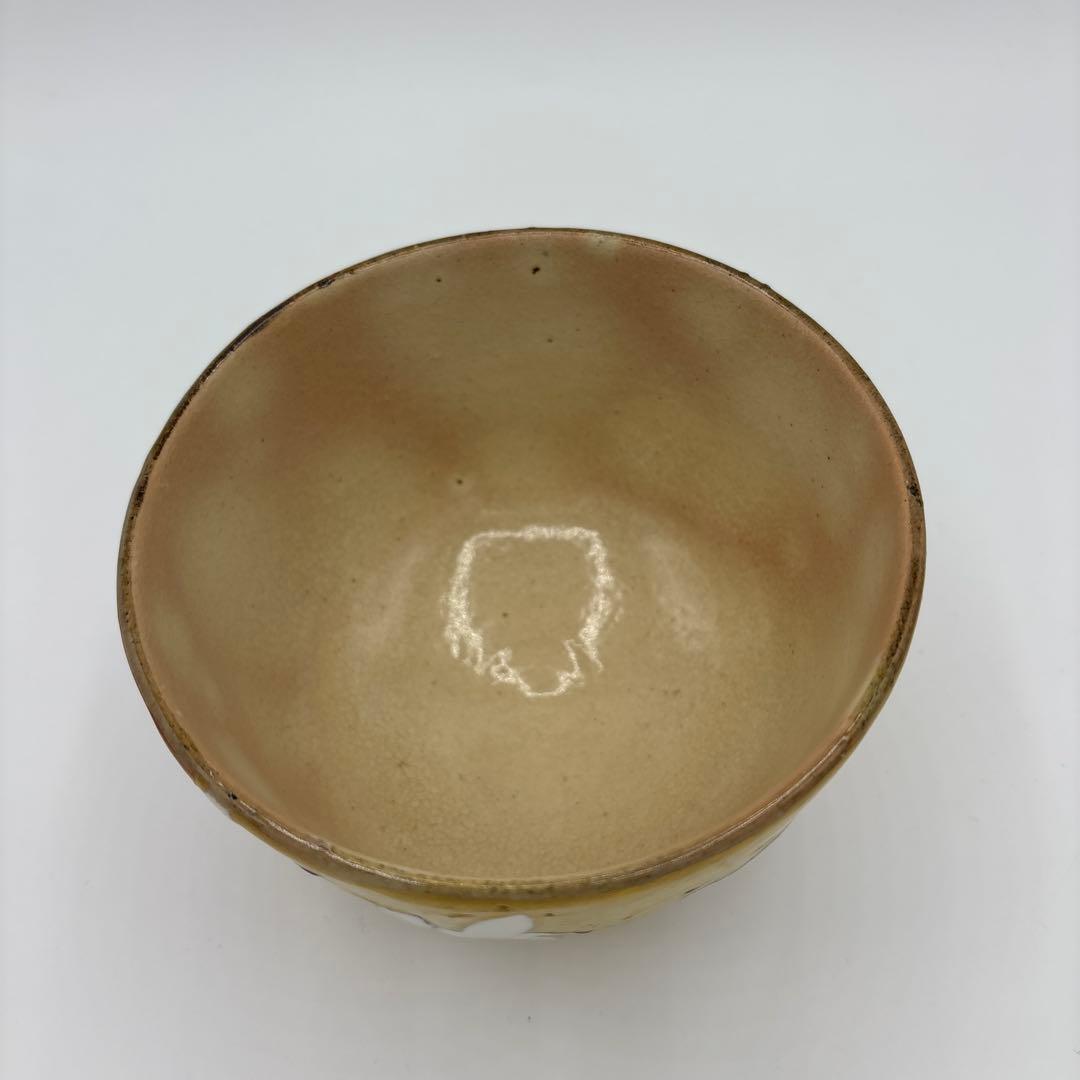 南口閑粋　金泥群鶴　茶碗