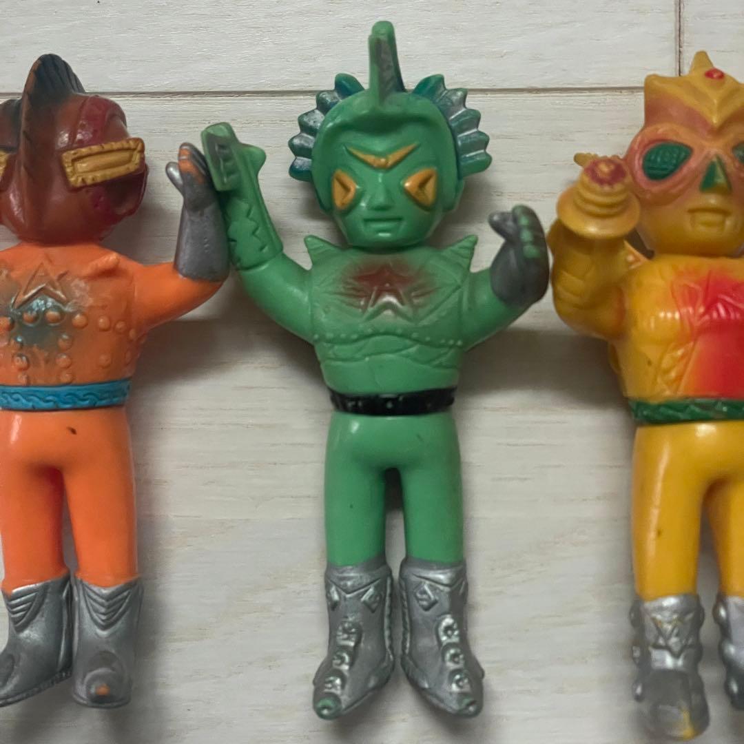 アストロミュー5 ミニソフビ マスクとりかえ隊員5体セット