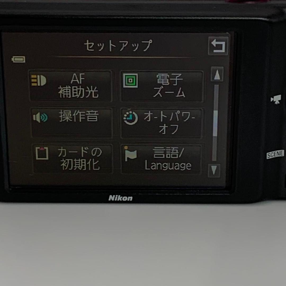 外観美品 訳あり　Nikon COOLPIX S6100 ピンク デジカメ