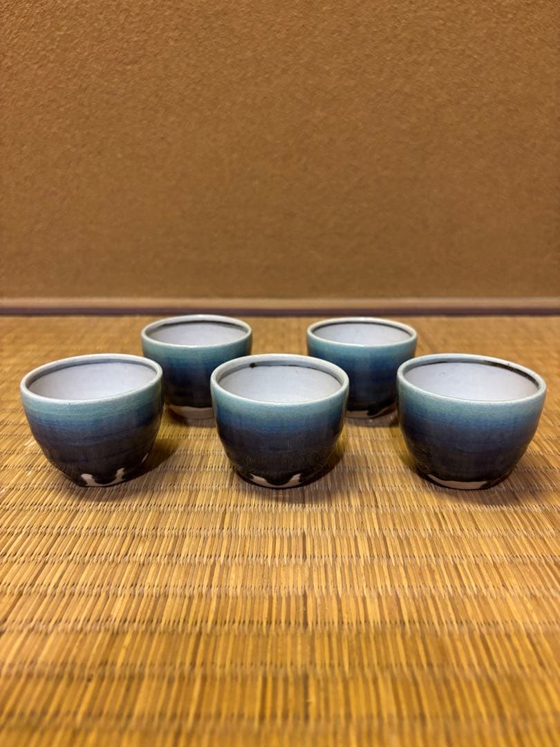 人間国宝　三代徳田八十吉　(正彦) 酒器　徳利　ぐい呑　盃　九谷焼　徳田八十吉