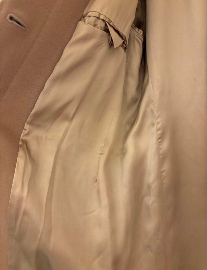 極美品 Max Mara ベージュ チェスターコート 40