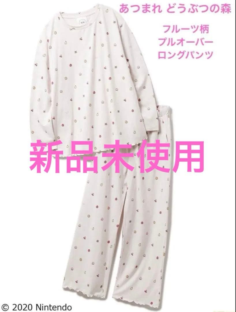 プ*ん様 【新品未使用】ジェラートピケ どうぶつの森 フルーツ柄プルオーバー ロ