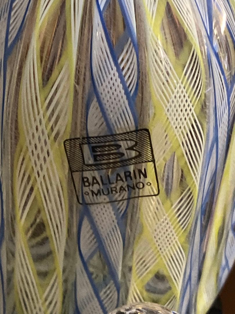 Murano Ballarin ムラーノガラス 金箔入り