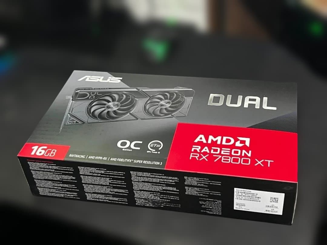 グラフィックボード・グラボ・ビデオカード ASUS Radeon RX 7800 XT 16GB OC