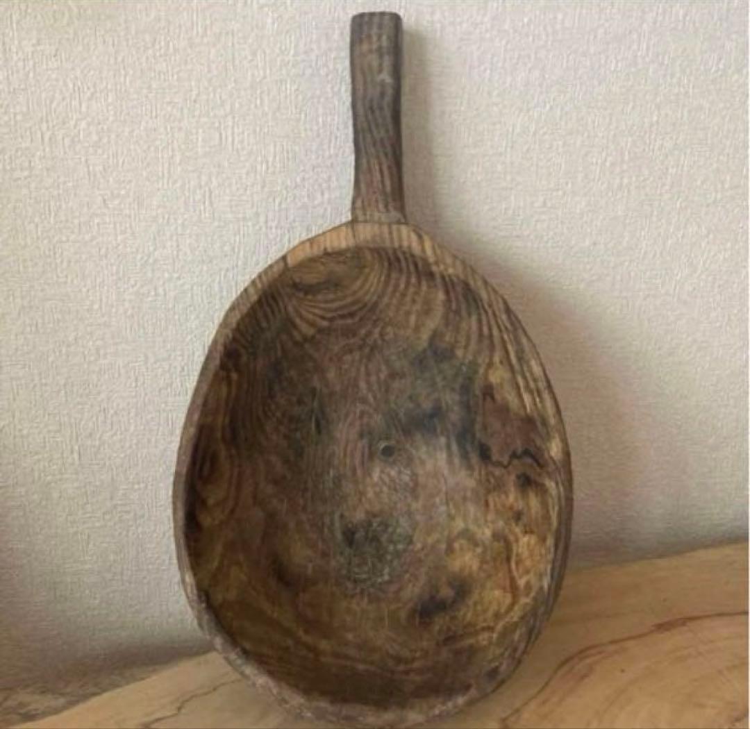 李朝　柄杓　ウッドボウル　木工品　古道具　坂田　古民具　古物　李朝家具　骨董韓国