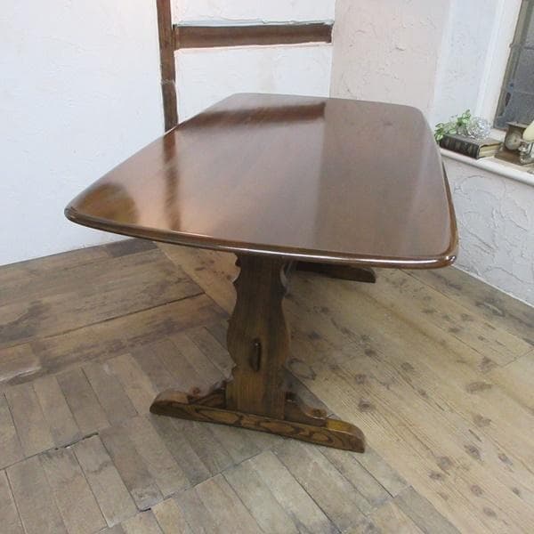 イギリス アンティーク 家具 ダイニングテーブル リフェクトリー 6000e