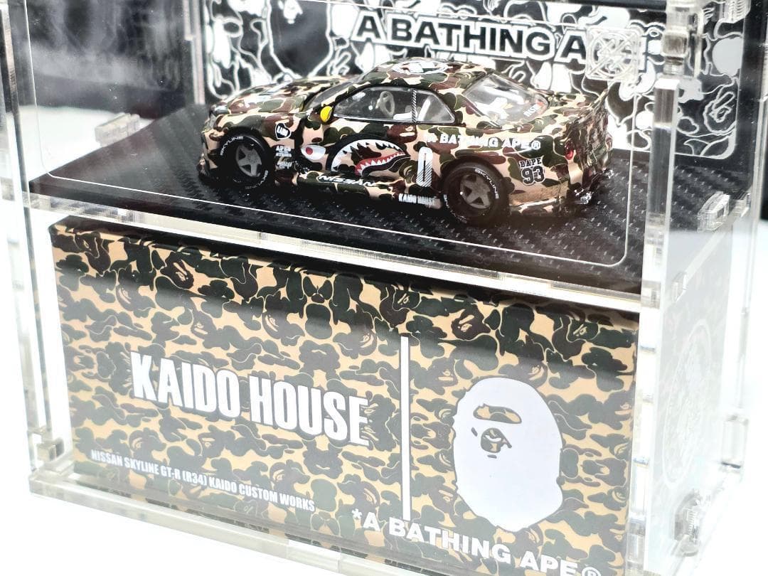 MINIGTKAIDO★HOUSE GT-R R34 BAPE 1セット