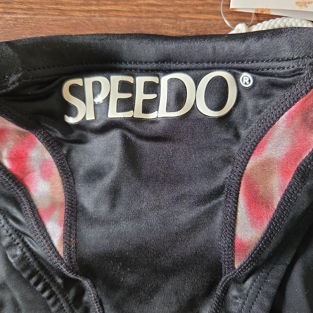 SPEEDO 競泳水着　競パン　ミズノ　 ブラック/レッド　L　レア