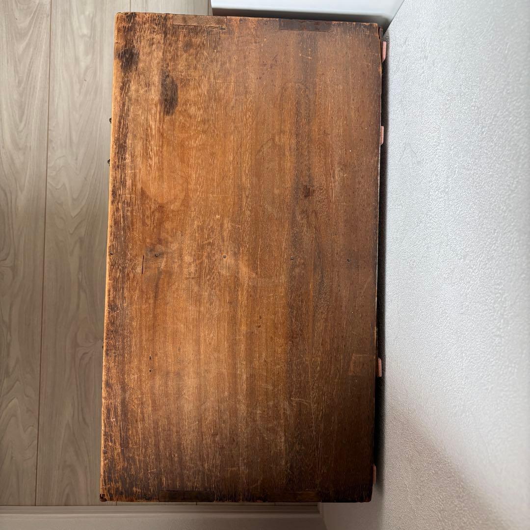 昭和レトロ 小型木製チェスト 引き出し 多収納