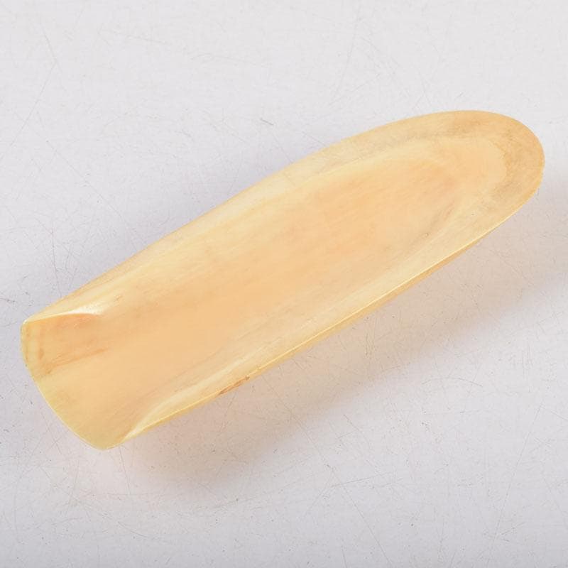 煎茶道具　熊野名産　マッコウクジラ　鯨歯彫刻　茶匙　茶合　共箱　D　9051