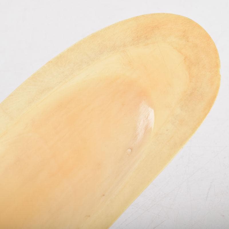 煎茶道具　熊野名産　マッコウクジラ　鯨歯彫刻　茶匙　茶合　共箱　D　9051