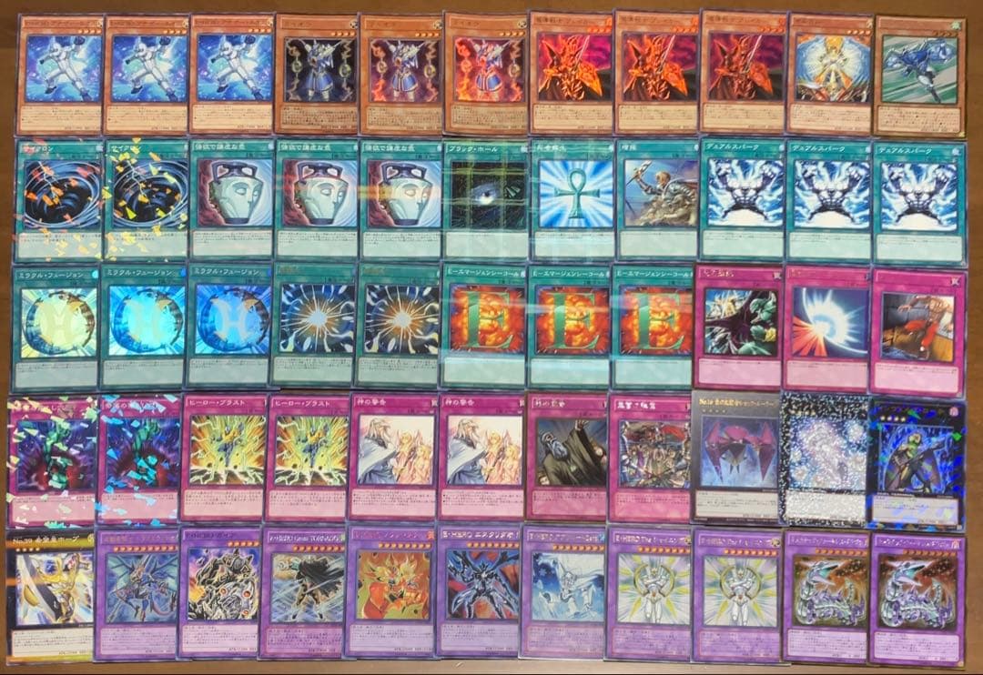 遊戯王　ヒーロービート　ピュアＨＥＲＯ　デッキ　1103環境　パラレル多数