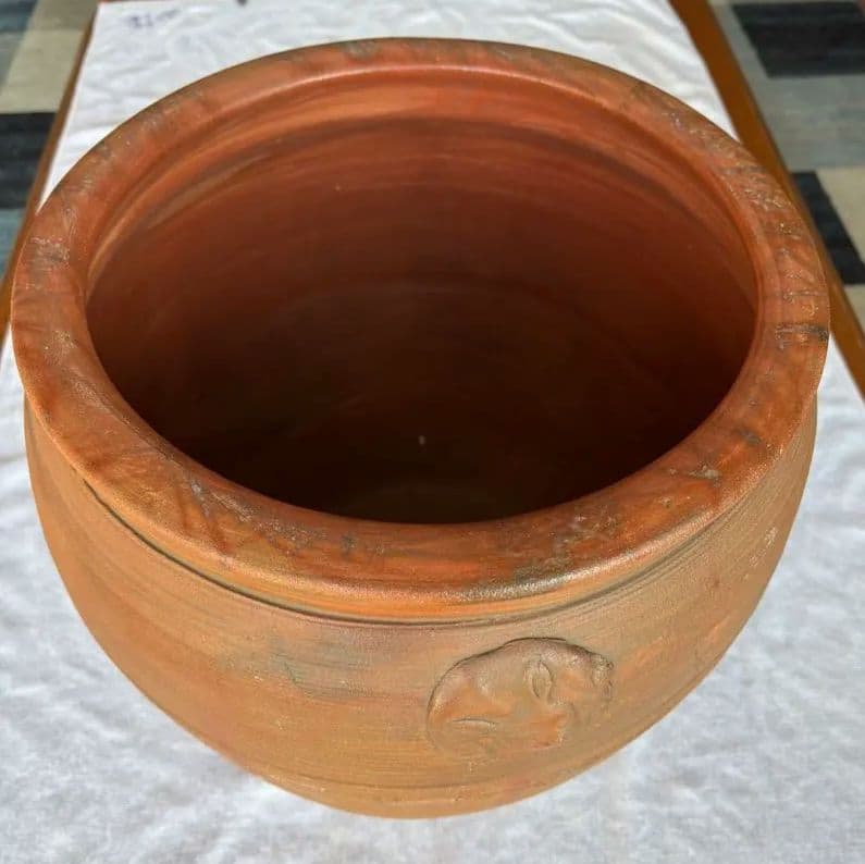 古備前焼　伊部陶苑　大壺　甕　鉢　アンティーク置物　骨董品