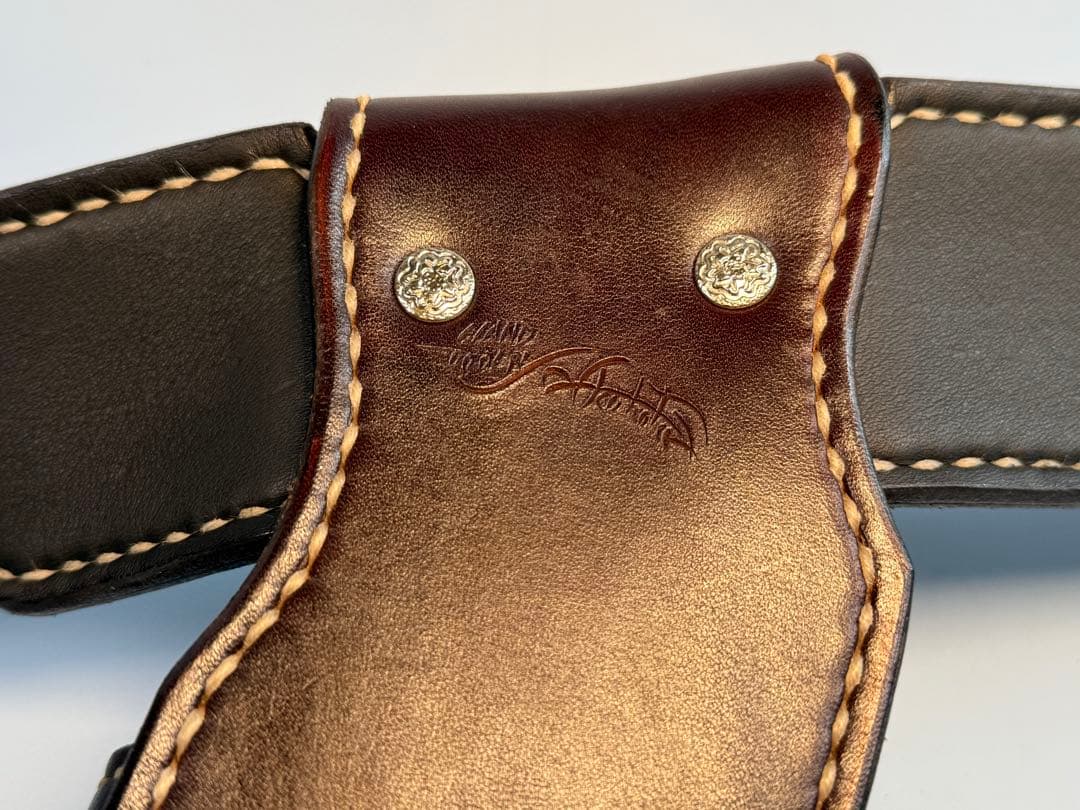 コルトガバメント用クイックドロー用リグ（レザーホルスター ）