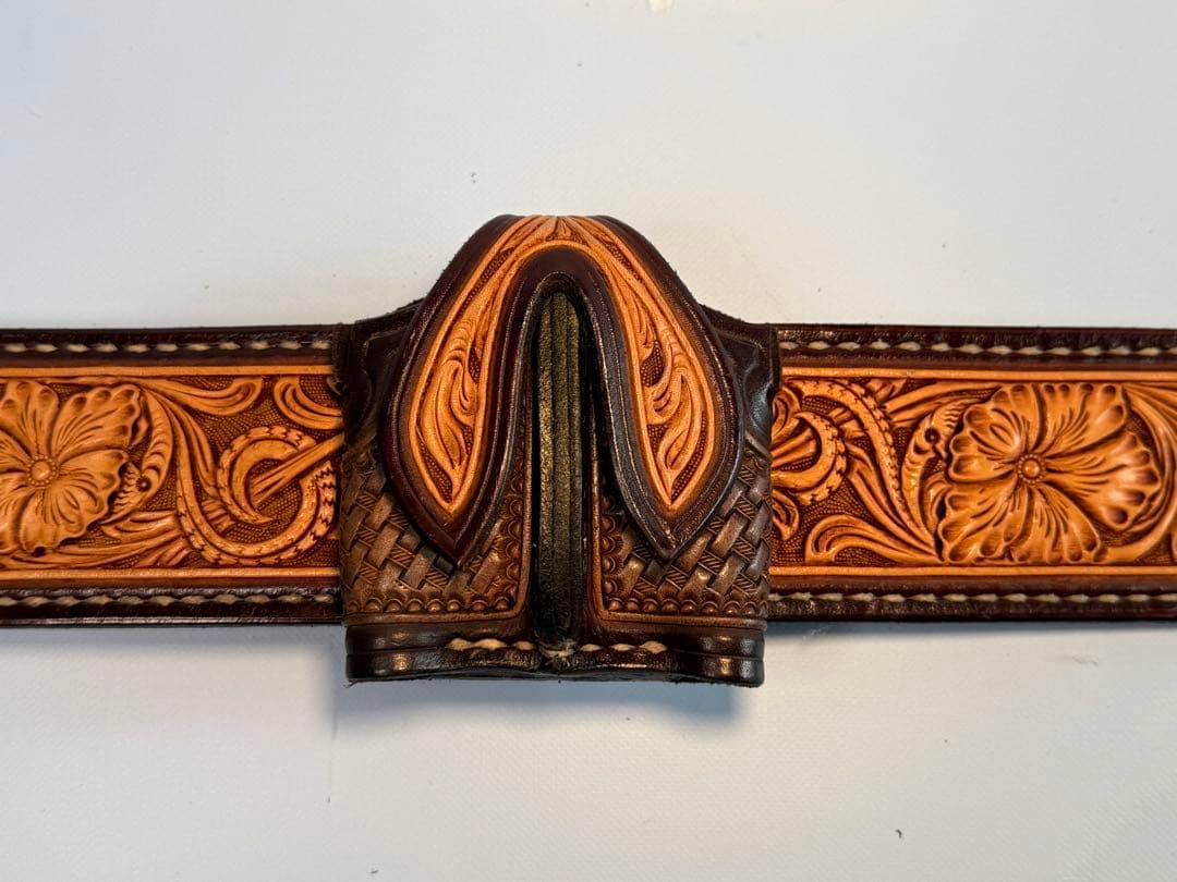 コルトガバメント用クイックドロー用リグ（レザーホルスター ）