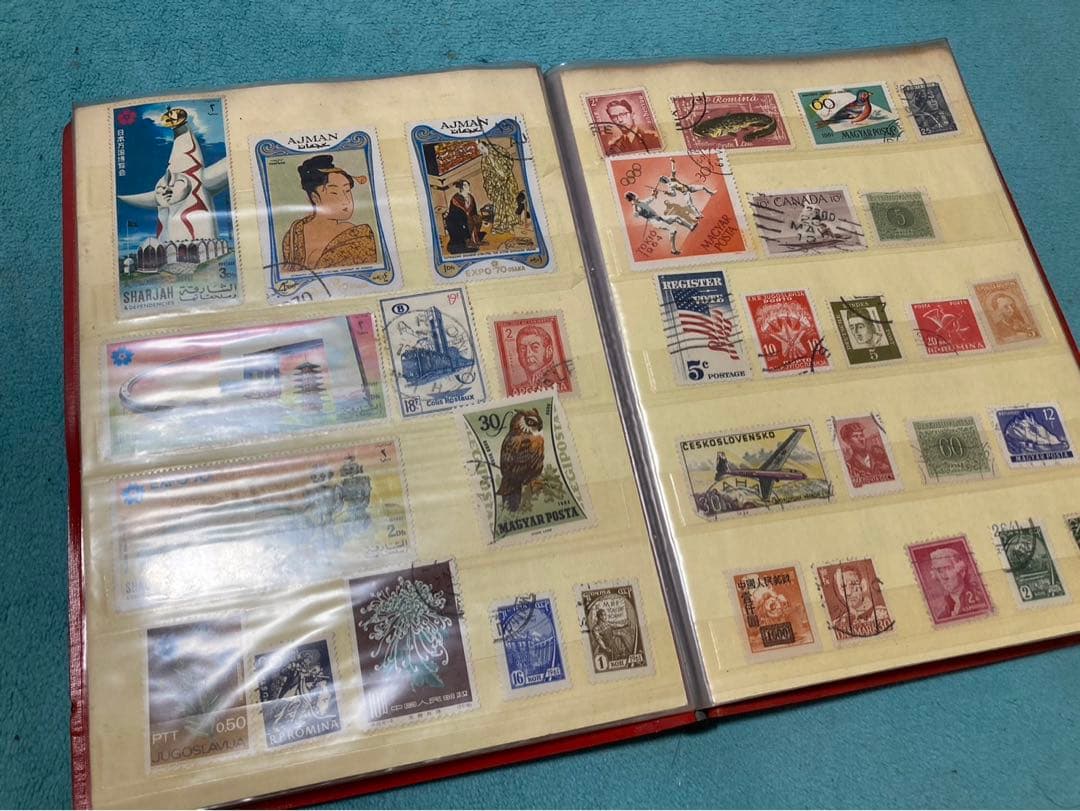 切手　使用済み　昭和　230枚まとめ売り