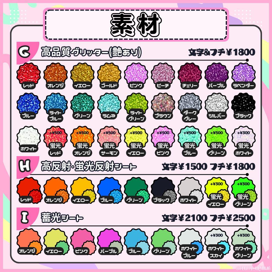 うちわ文字 オーダー 団扇文字 連結団扇 連結パネル ハングル ネームボード