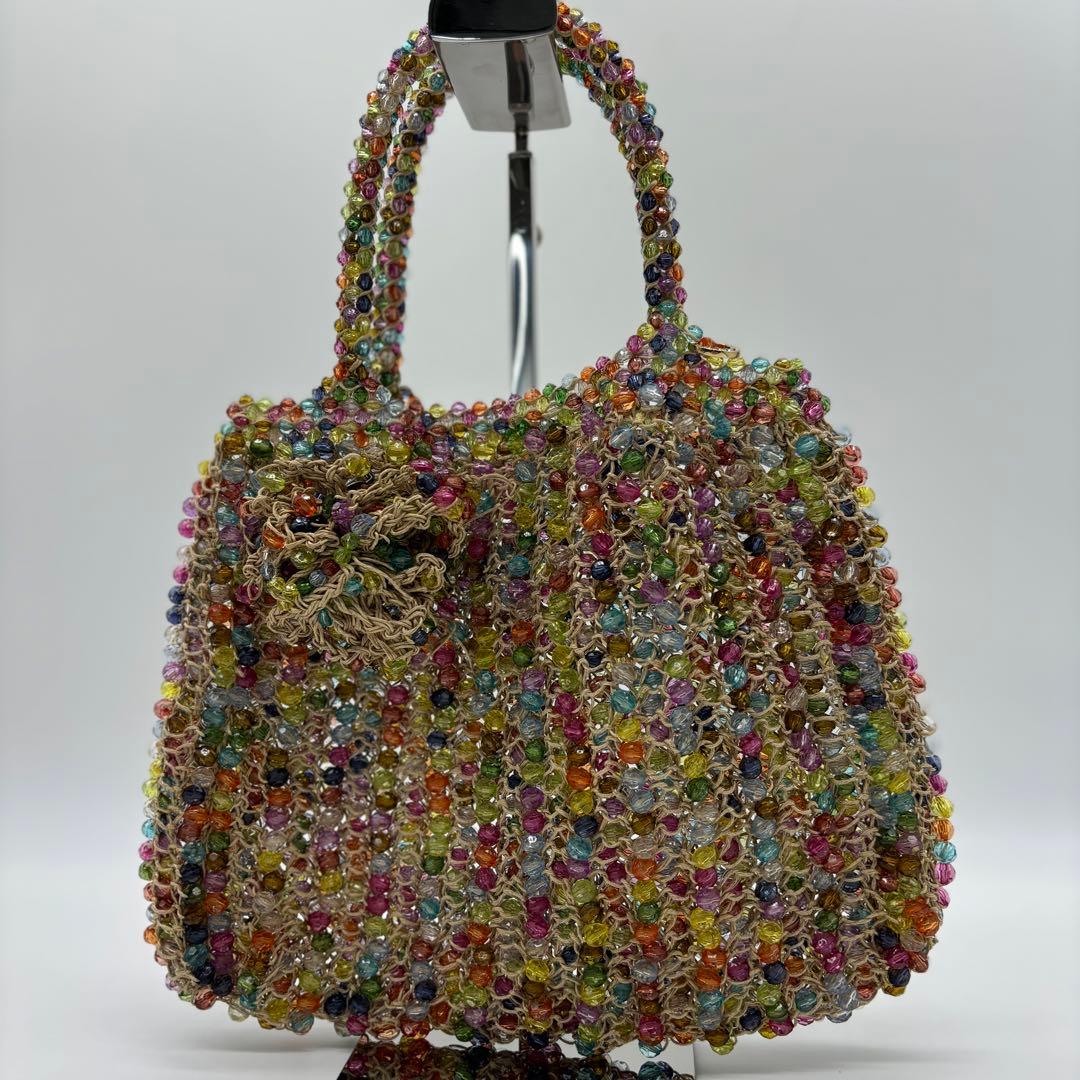 【希少・美品】ANTEPRIMA アンテプリマ ビーズ ハンドバッグ