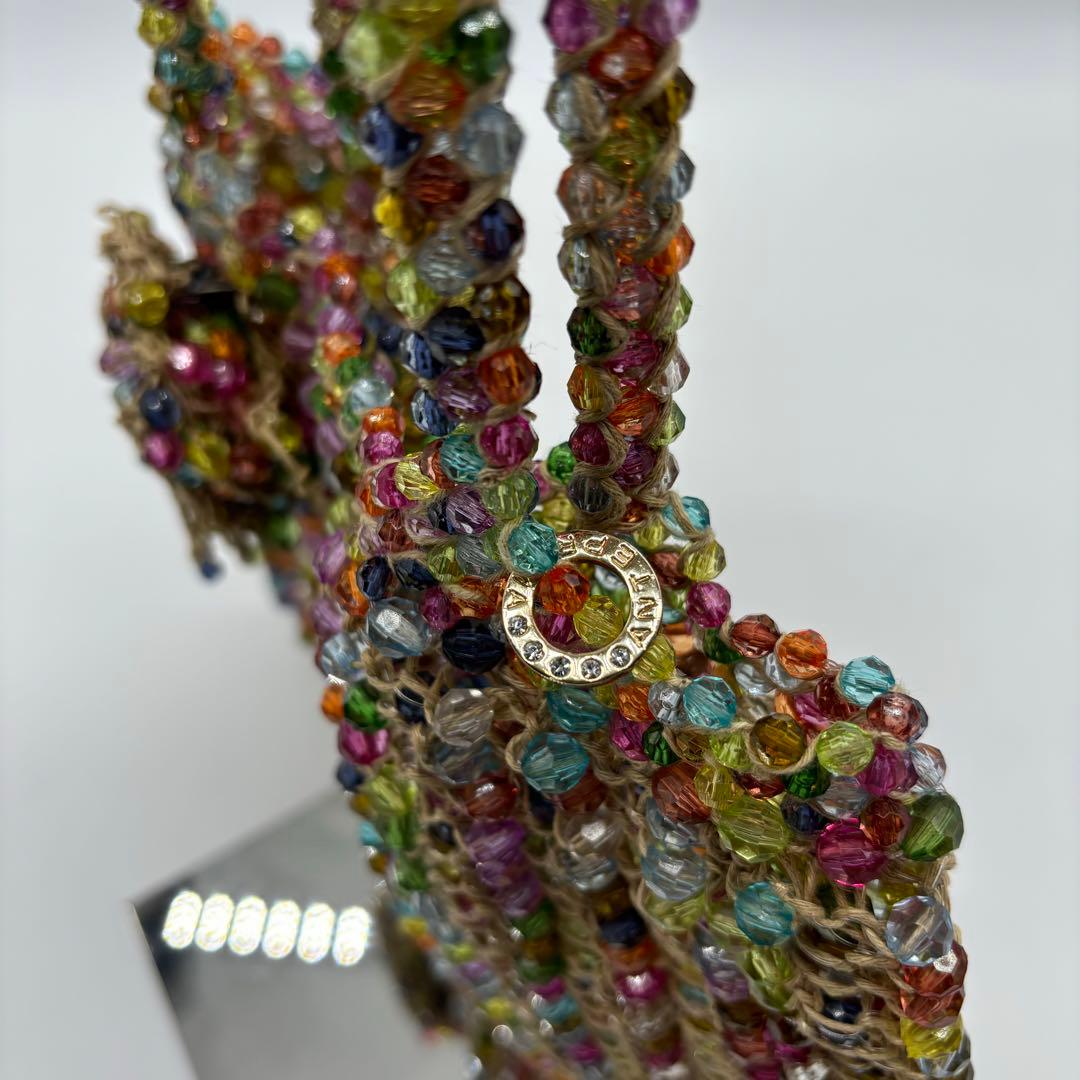 【希少・美品】ANTEPRIMA アンテプリマ ビーズ ハンドバッグ