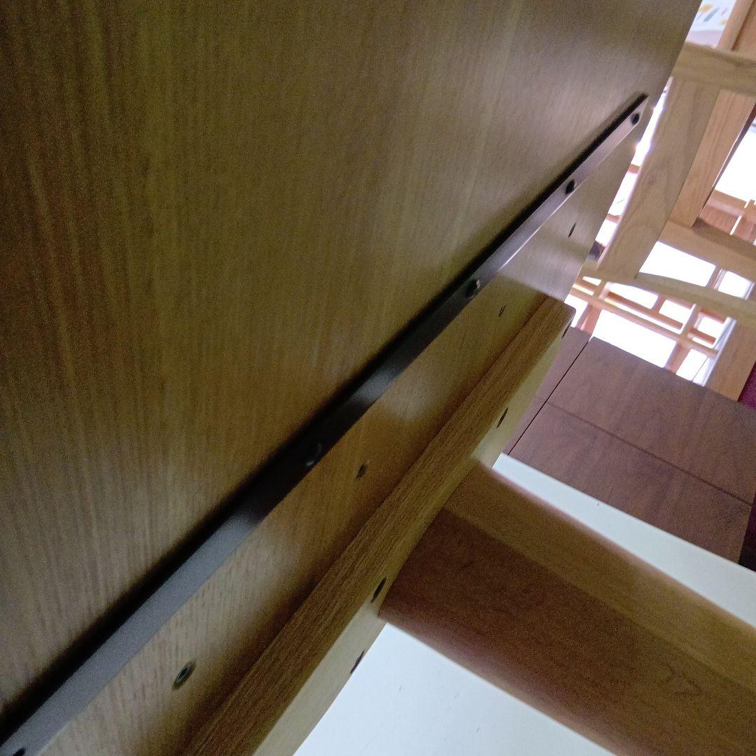 飛騨産業　オーダー テーブル 侭　豆型　丸面型　WO 色 ホワイトオーク 材