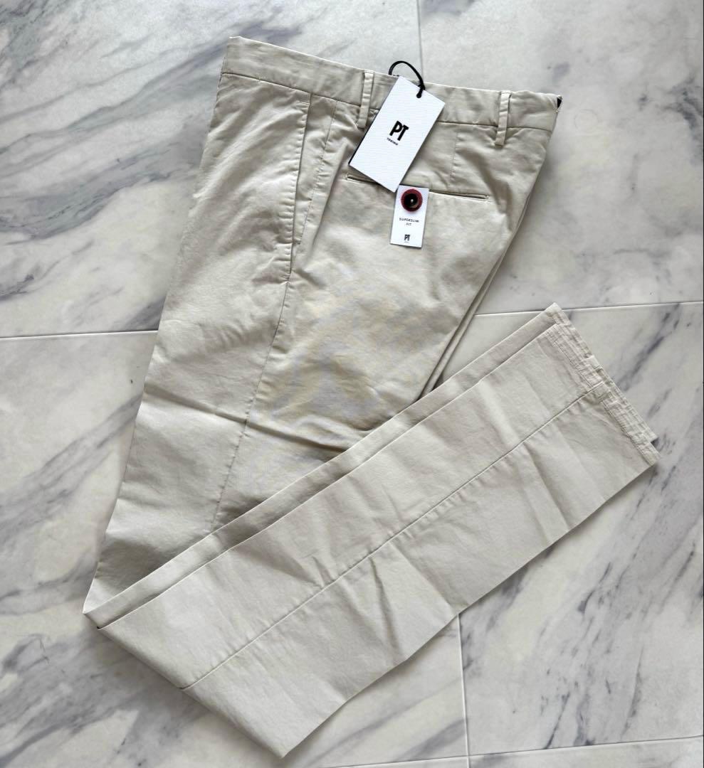 【新品未使用】PT TORINO コットンスラックス