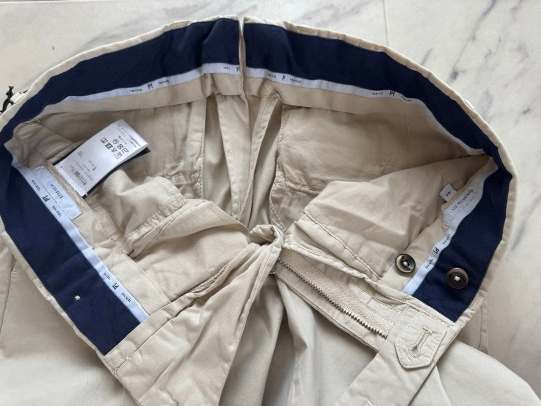 【新品未使用】PT TORINO コットンスラックス