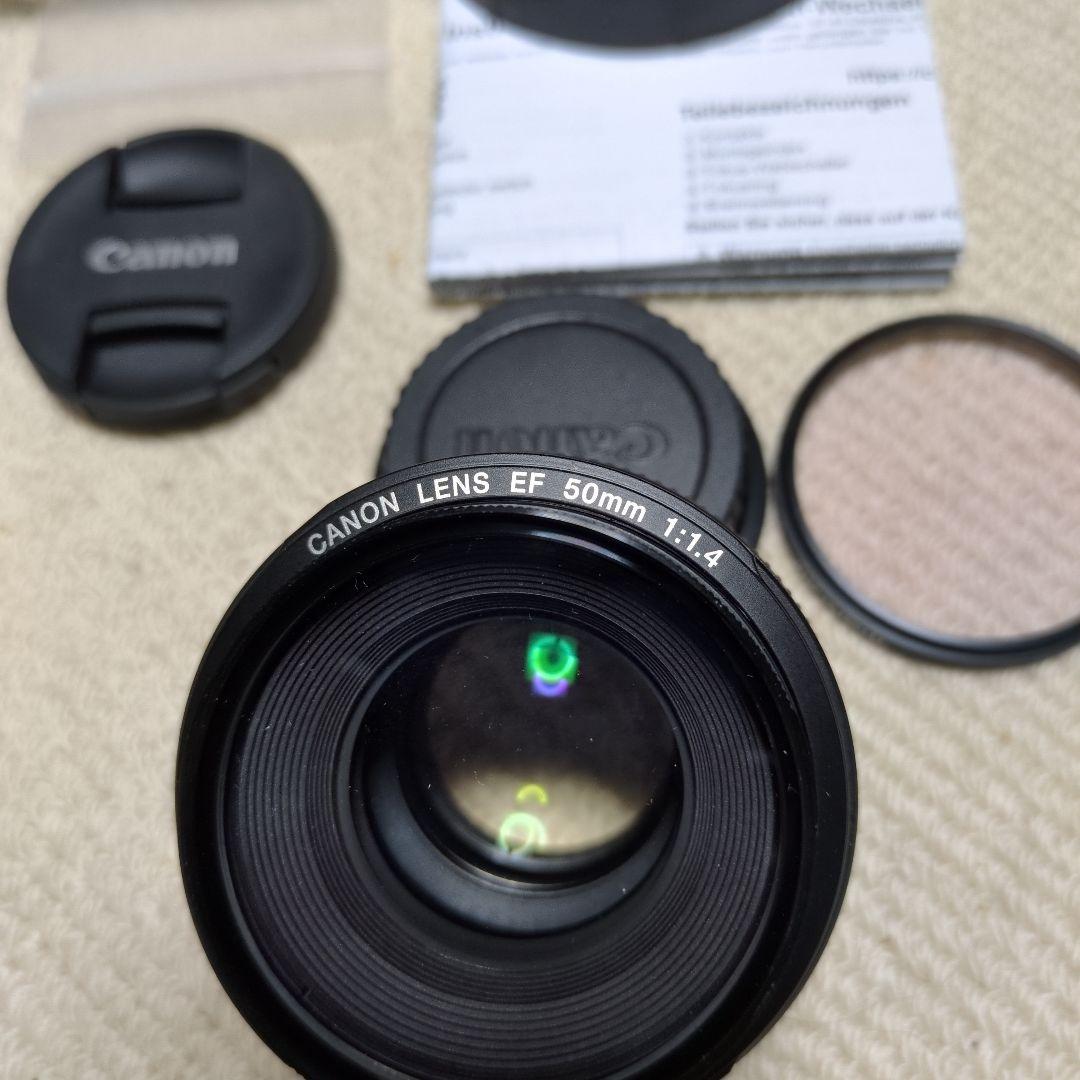Canon EF50mm F1.4 SM 元箱完備 フード