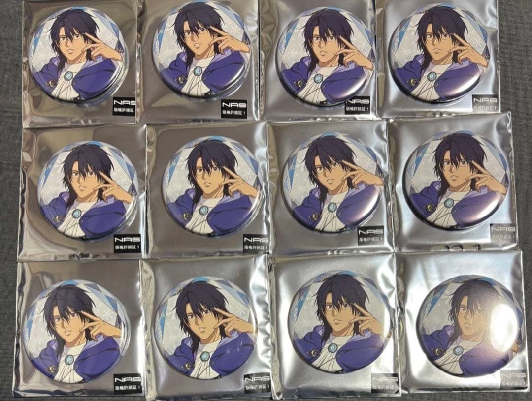 新テニスの王子様　缶バッジ　忍足侑士　跡部王国　3