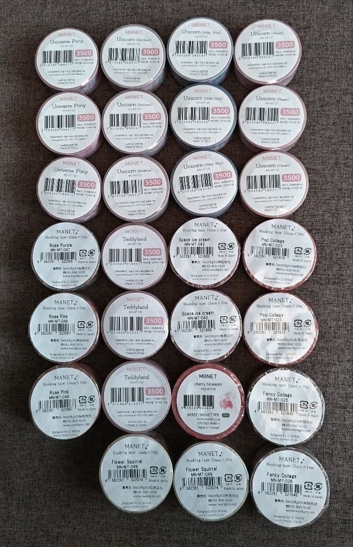 MANET マスキングテープ 27本セット 新品