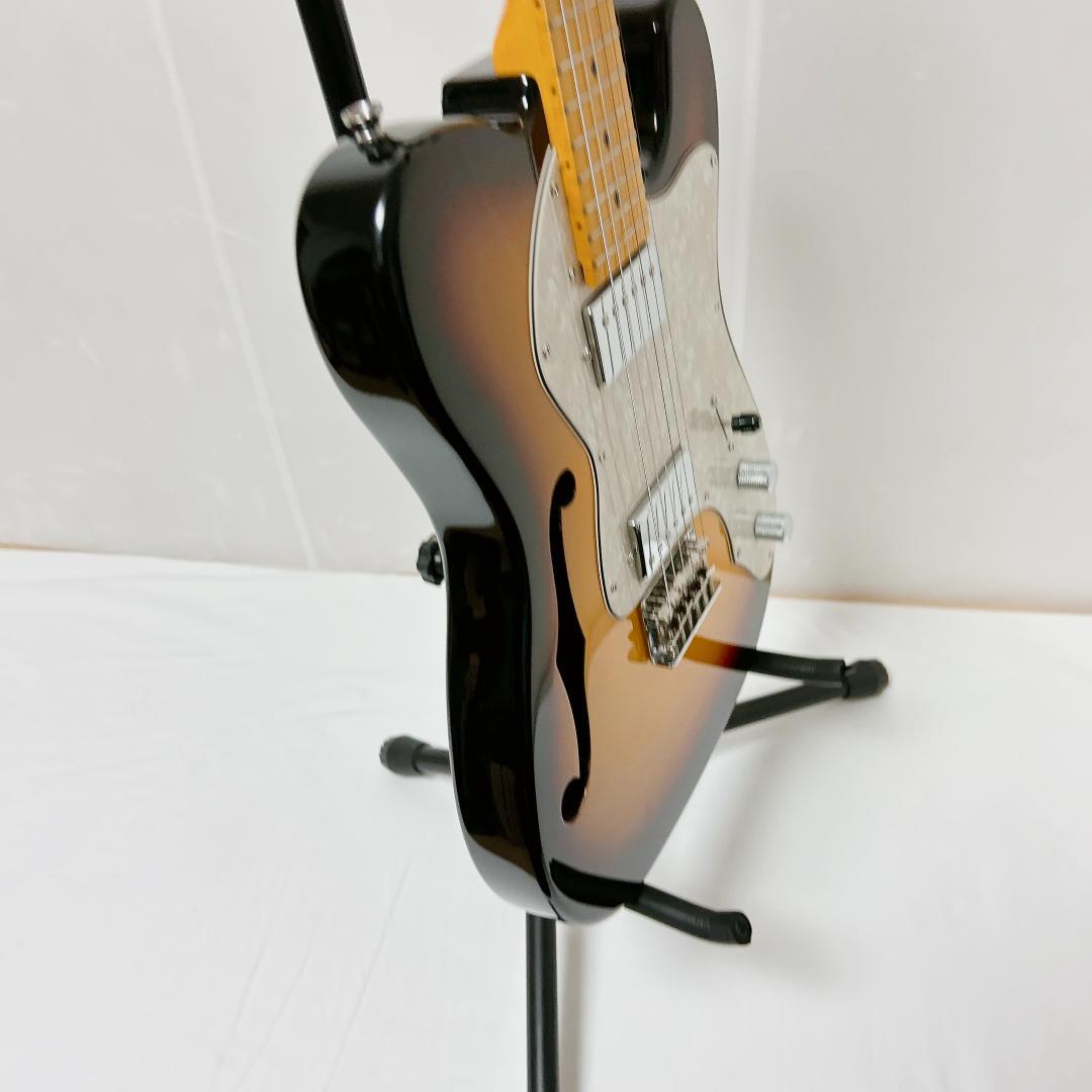 美品 Donner ドナー Telecaster Thinline サンバースト