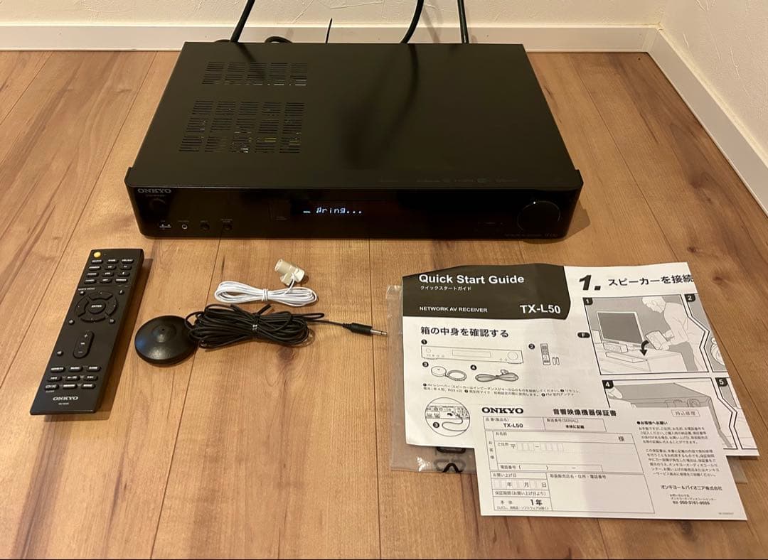 【通電確認済】ONKYO TX-L50 アンプ