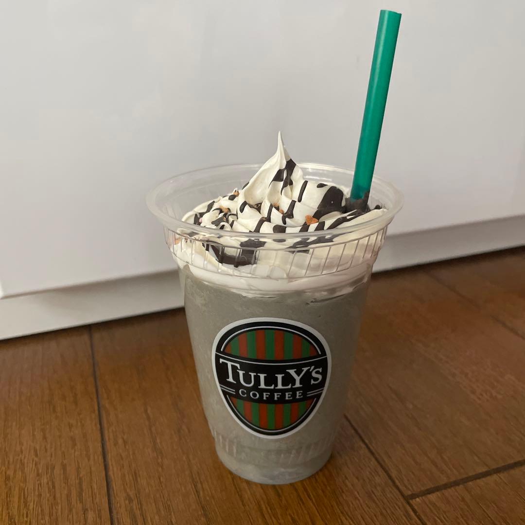 タリーズコーヒー　食品サンプル　シェイク　tullys coffee