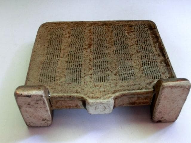 硯屏■唐草馬紋 櫛目 結界 古い陶器 お茶道具 書道道具 骨董品 希少■