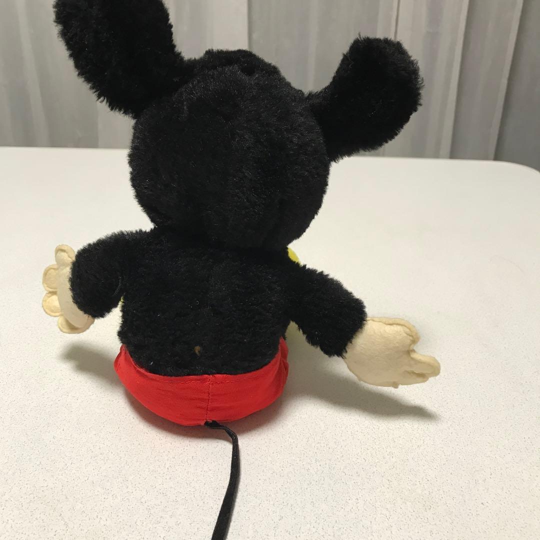 ミッキーマウスぬいぐるみレトロ