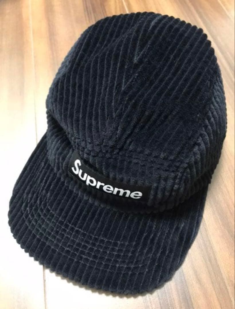 Supreme 20SS コーデュロイキャップ ブラック