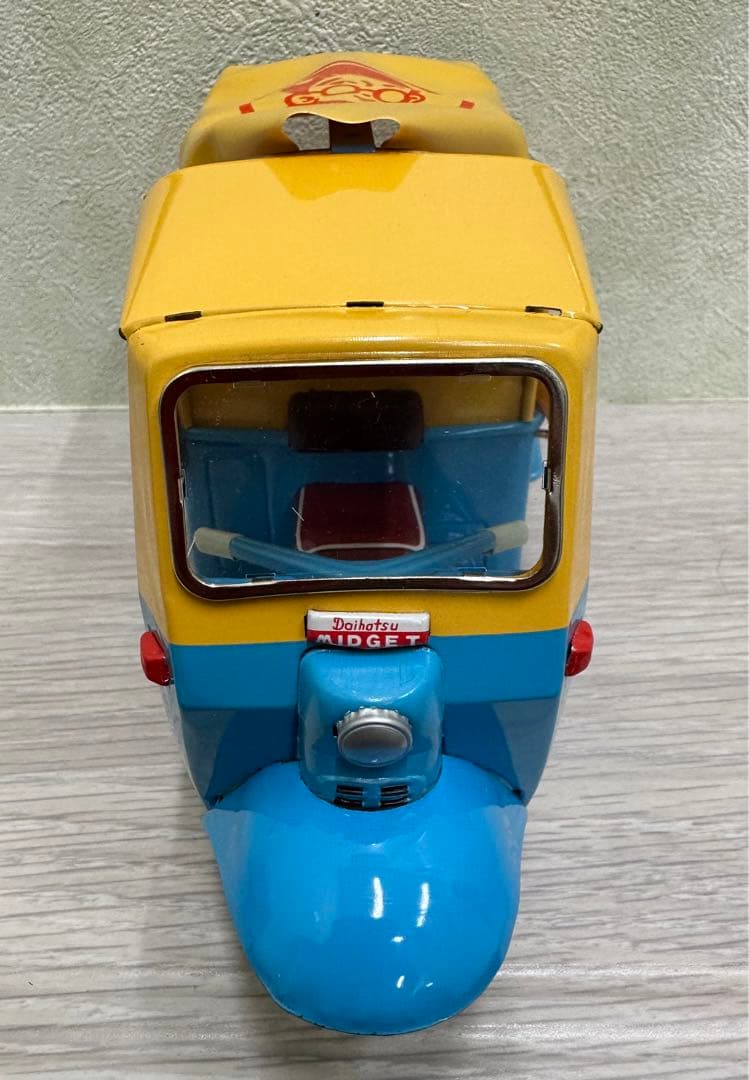 【コンちゃん幌】ブリキDKA型　ダイハツ　大村崑　ミゼット1990 車ミニカー