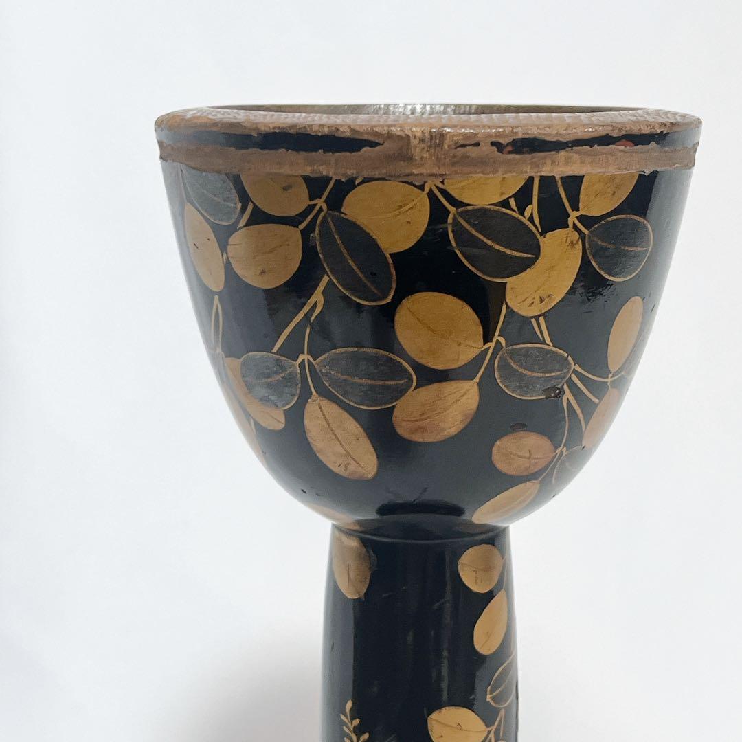 小鼓　胴　草模様