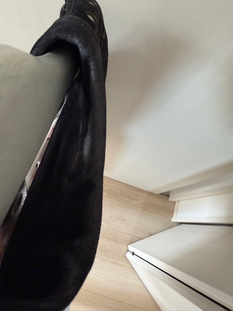 ジャケット・アウター 22AW FLOWER-CUT LEATHER TRUCKER JACKET