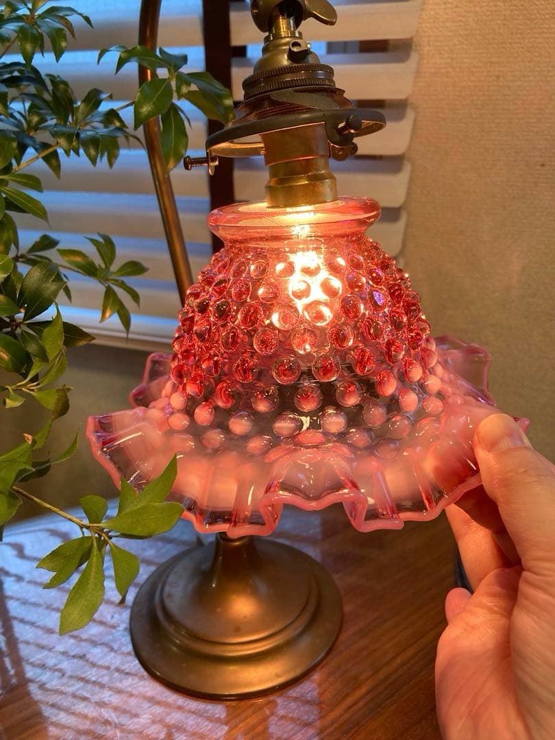 （ご予約）　フェントン　1940年　ランプシェード　オパールセント