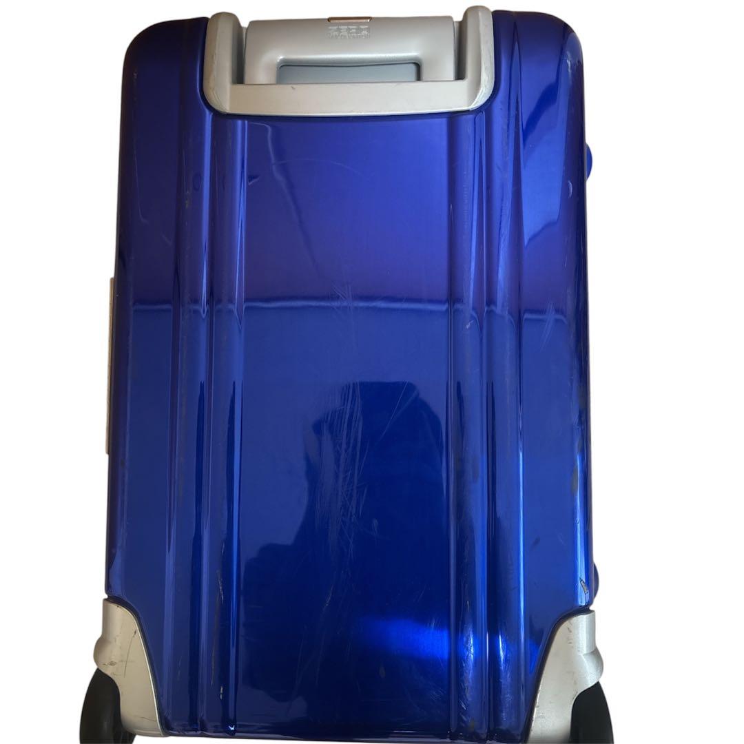 ゼロハリバートン キャリーケース　二輪　青