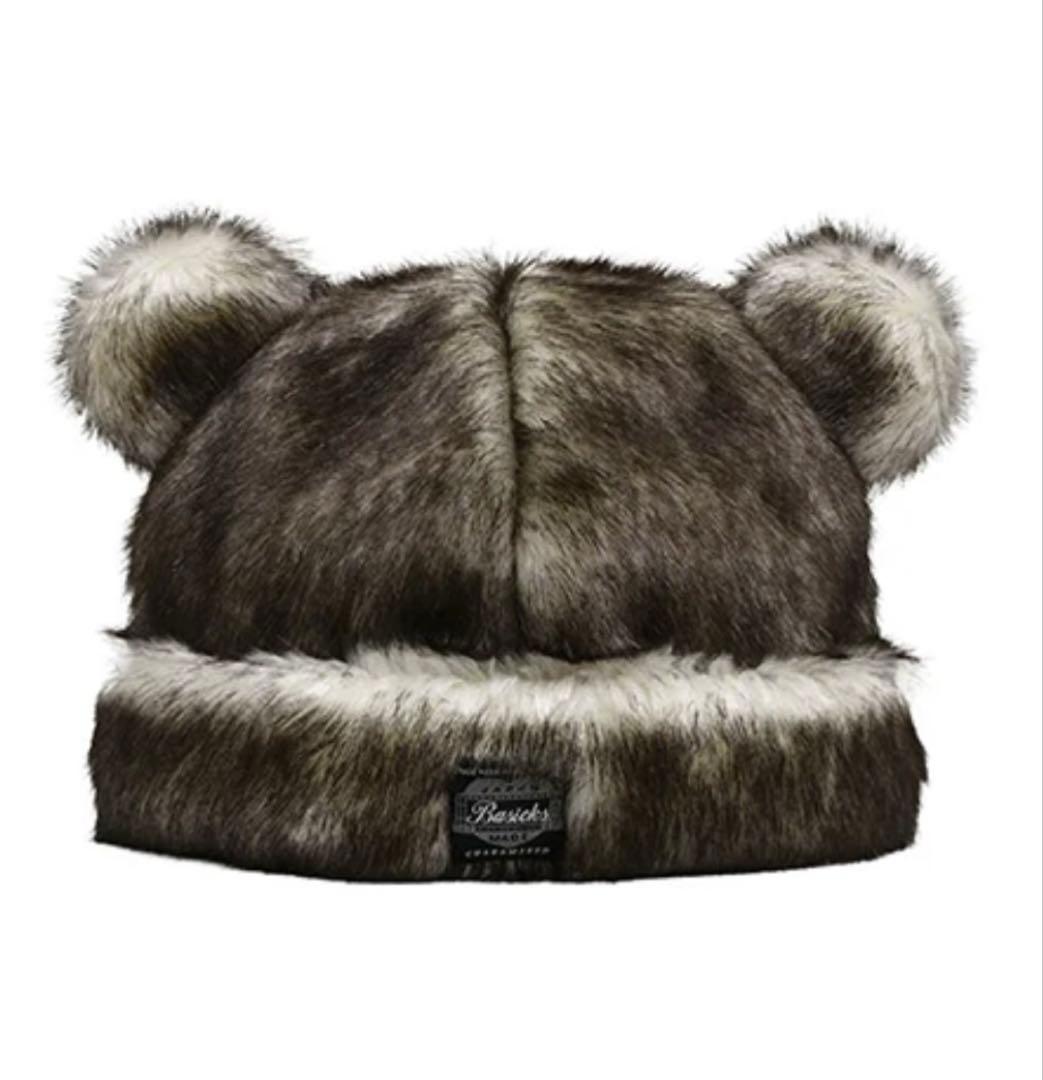 BASICKS 耳付きニット帽