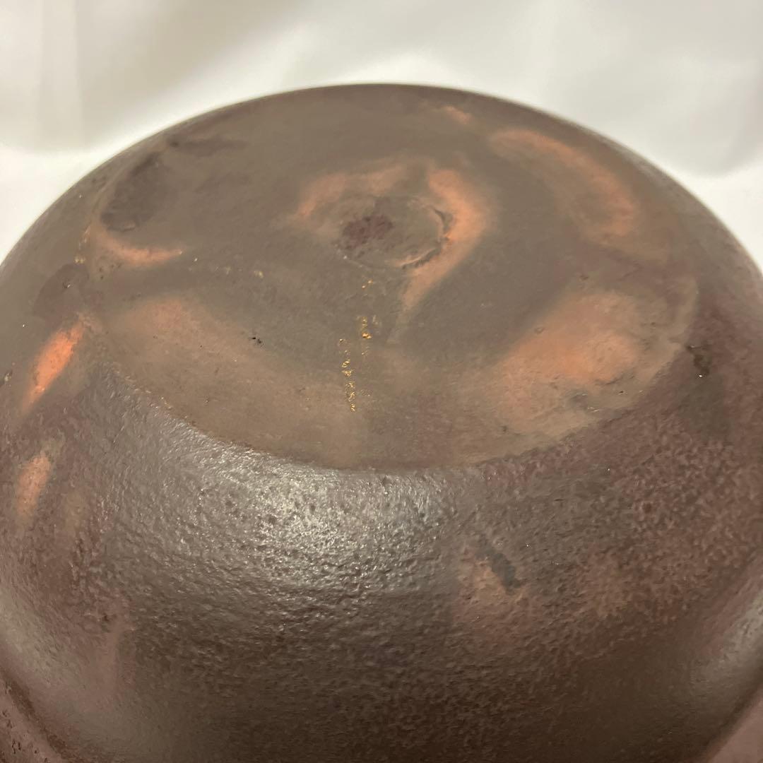 茶道具　筒釜　釜環付　鉄釜　茶道　茶釜