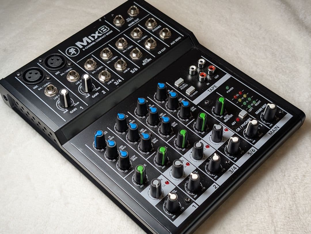 【美品USED】MACKIE MIX8 アナログミキサー