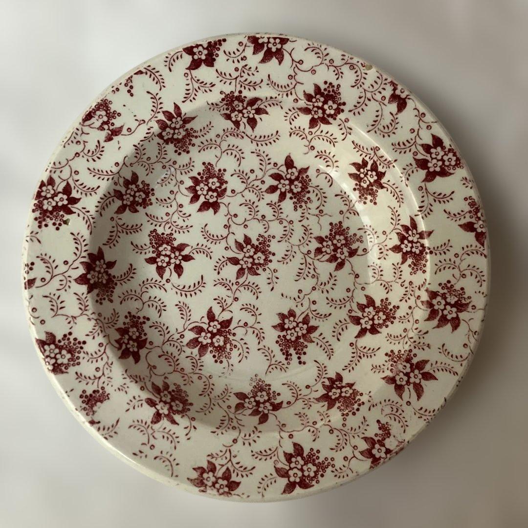 フランスアンティーク　おままごと皿　3枚セット