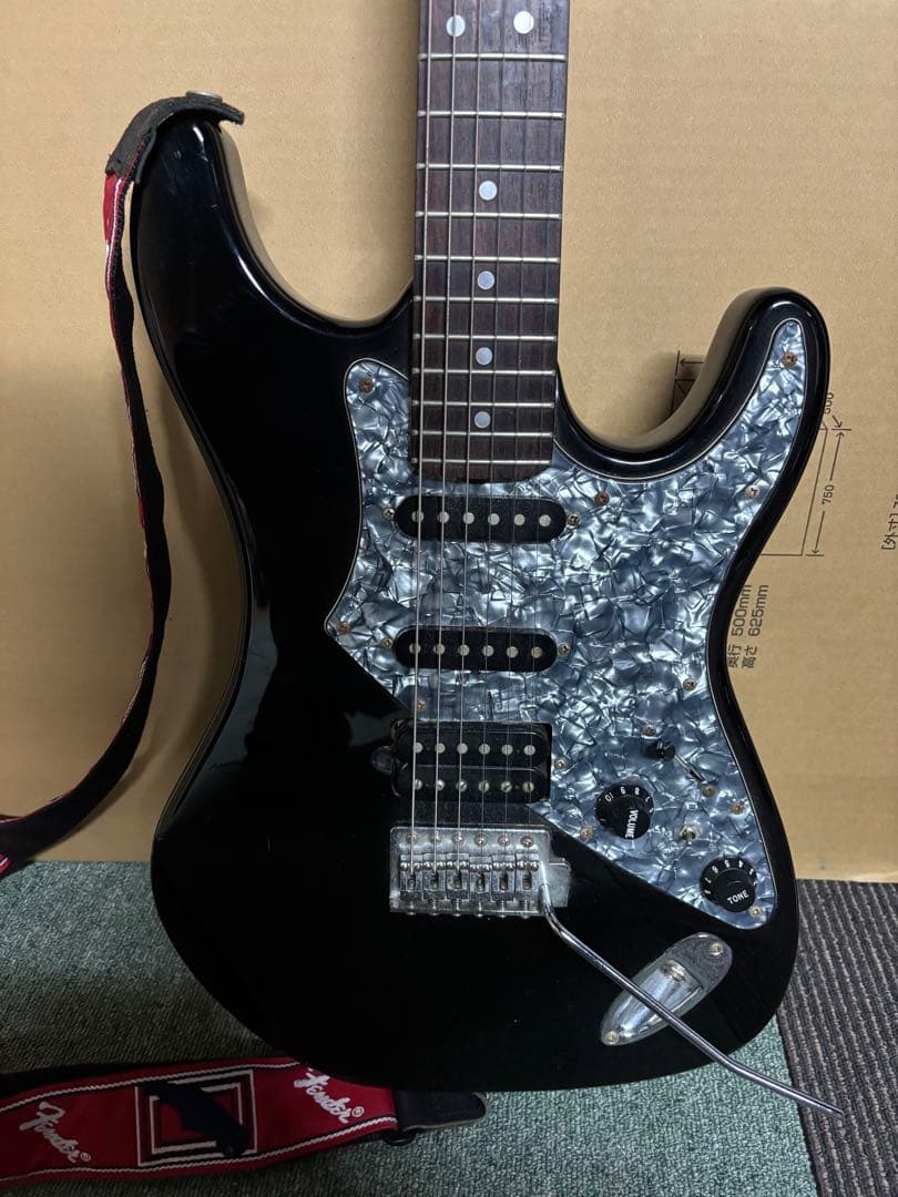 【ジャンク】Aria pro II flseries エレキギター ブラック