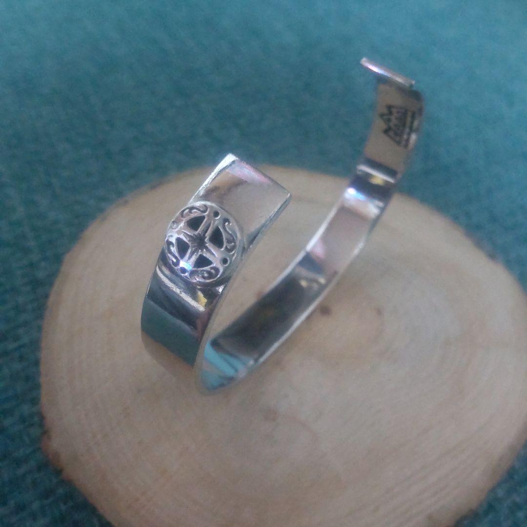 SAAD・OLDメディスンホイール サンシンボル カスタム925バングル・超希少