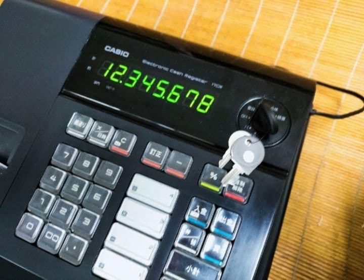 カシオレジスター　17CR　簡単便利特殊　送料込　006126