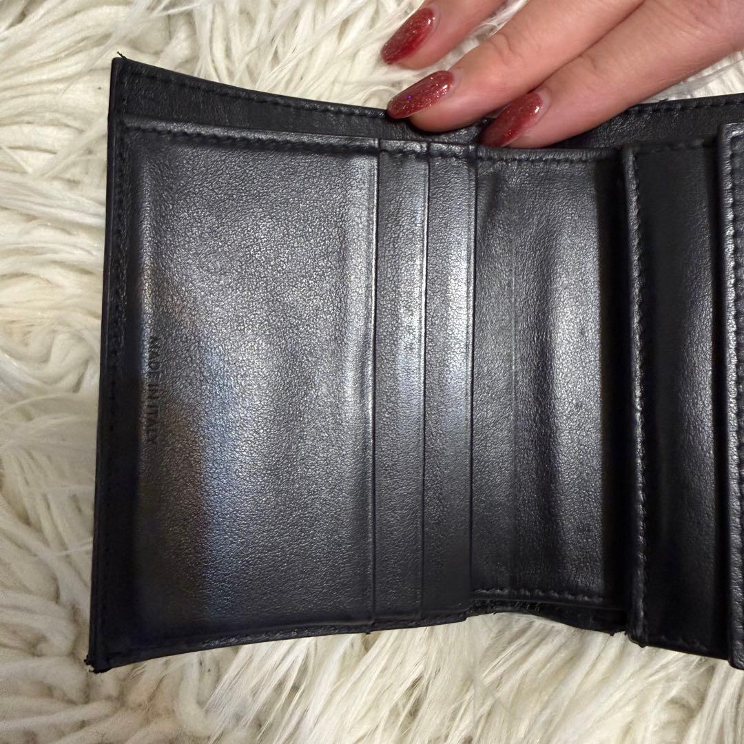 CELINE セリーヌ 三つ折り財布 スモールトリフォールド 黒 正規品 ミニ
